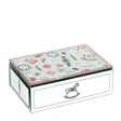 HERVIT - Cofanetto Legno/Vetro/Specchio 15X10X5Cm