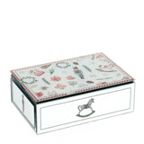 HERVIT - Cofanetto Legno/Vetro/Specchio 15X10X5Cm