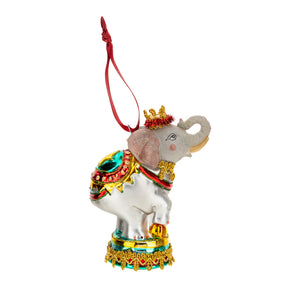 HERVIT - Dec.Vetro Soff.Circus Elefante 12Cm