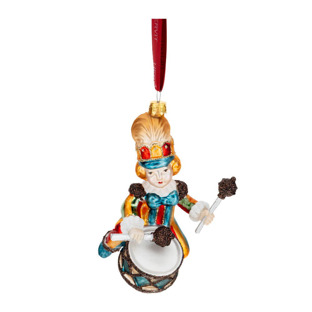 HERVIT - Dec.Vetro Soff.Circus Paggetto 13Cm