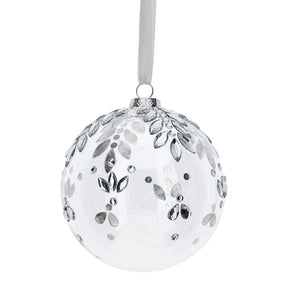 HERVIT - Sfera Vetro Soff.Dec.Dia.8Cm Trasparente