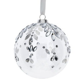 HERVIT - Sfera Vetro Soff.Dec.Dia.10Cm Trasparent