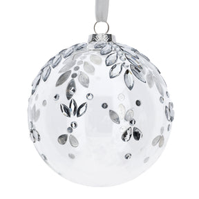 HERVIT - Sfera Vetro Soff.Dec.Dia.12Cm Trasparent