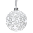 HERVIT - Sfera Vetro Soff.Dec.Dia.10Cm Trasparent