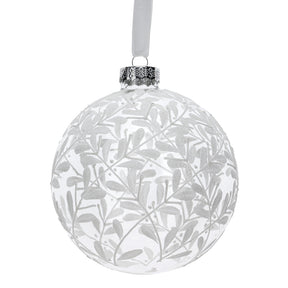 HERVIT - Sfera Vetro Soff.Dec.Dia.10Cm Trasparent
