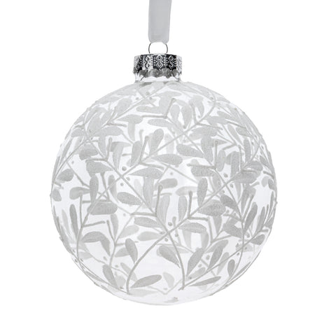 HERVIT - Sfera Vetro Soff.Dec.Dia.12Cm Trasparent