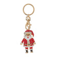 HERVIT - Portachiavi Babbo Natale Gioiello 4X13Cm