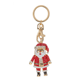 HERVIT - Portachiavi Babbo Natale Gioiello 4X13Cm