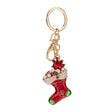 HERVIT - Portachiavi Calza Natale Gioiello 4X13Cm