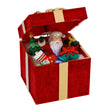 HERVIT - Gift Box B.Nat.Musicale Led 12X13Xh14Cm
