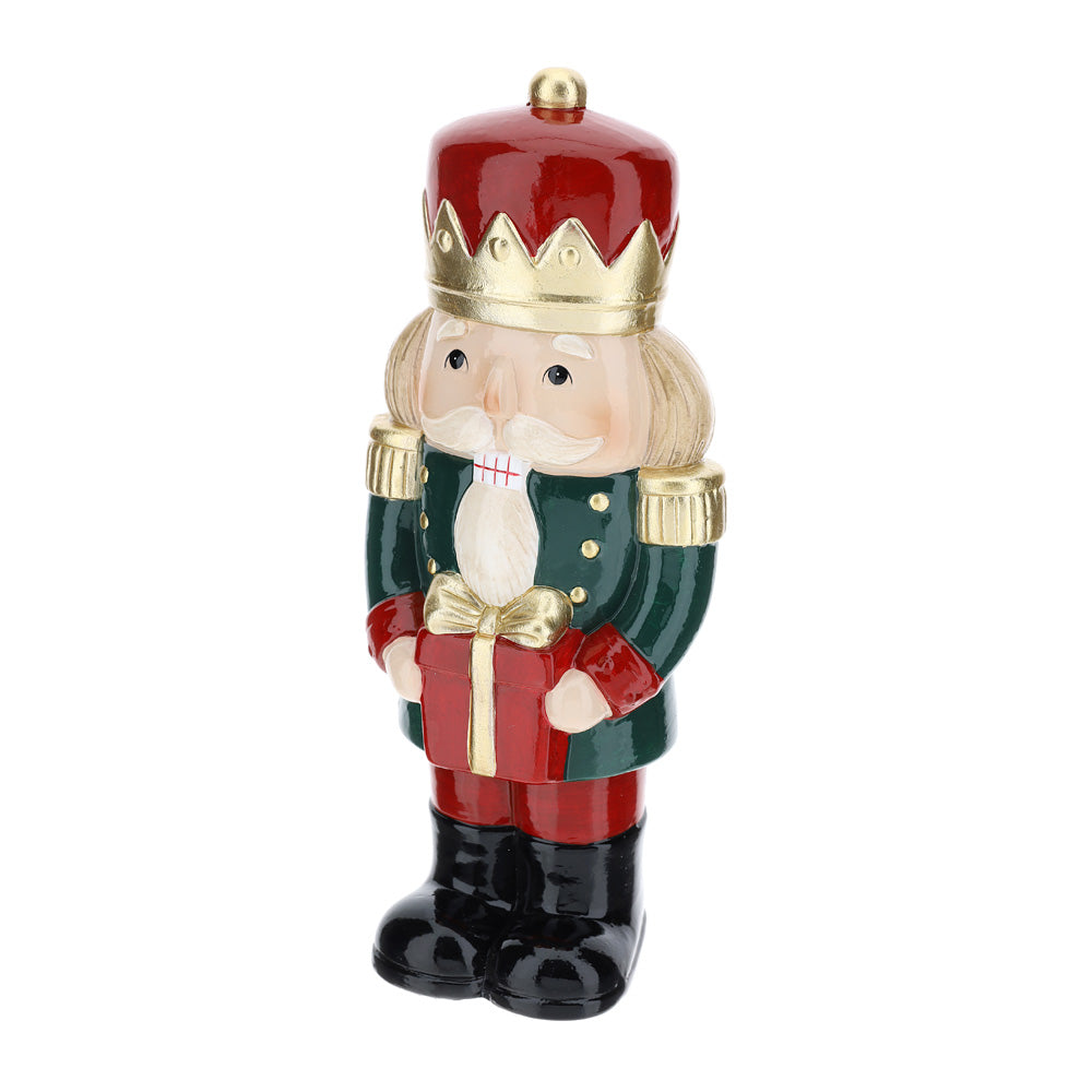 HERVIT - Soldatino Ceramica X'Mas 29Cm Rosso/Verd