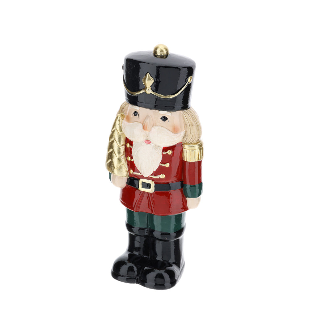 HERVIT - Soldatino Ceramica X'Mas 20Cm Rosso/Verd