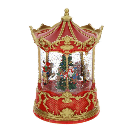 HERVIT - Carosello Acqua/Neve Dia.15Xh21Cm Rosso