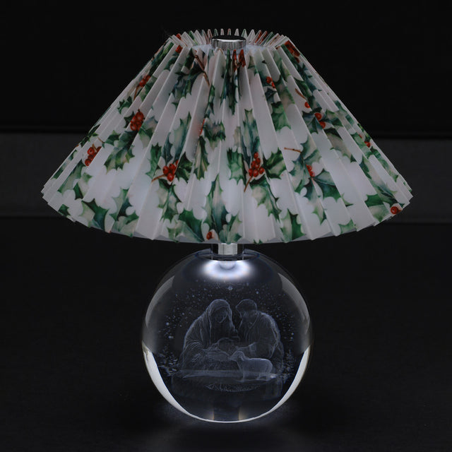 HERVIT - Lampada Led Crystal Planet Dia.16Xh16Cm