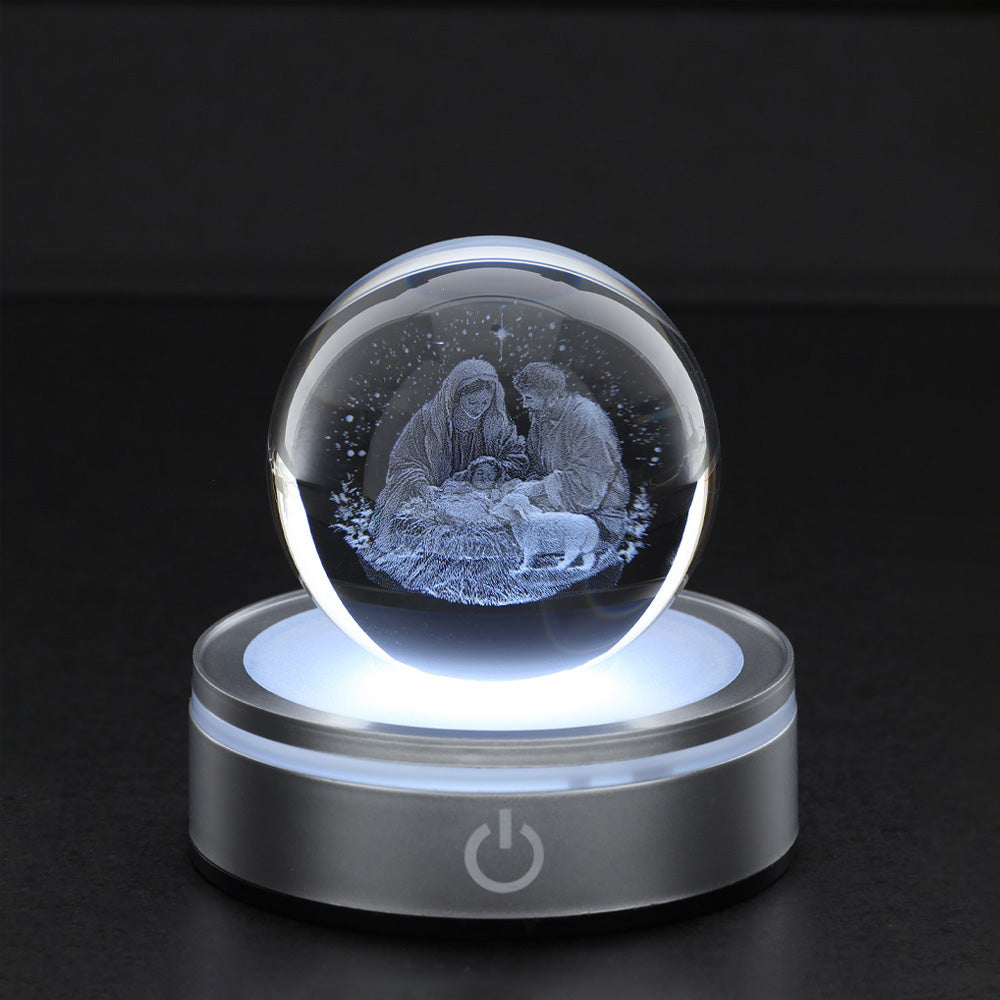 HERVIT - Sfera Crystal Planet Nativita' Dia.6Cm