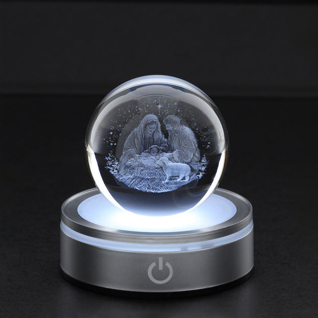 HERVIT - Sfera Crystal Planet Nativita' Dia.6Cm
