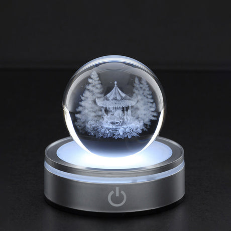 HERVIT - Sfera Crystal Planet Carousel Dia.6Cm