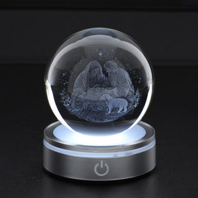 HERVIT - Sfera Crystal Planet Nativita' Dia.8Cm