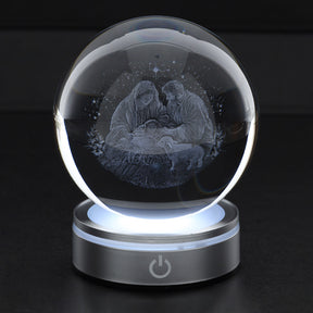 HERVIT - Sfera Crystal Planet Nativita' Dia.10Cm