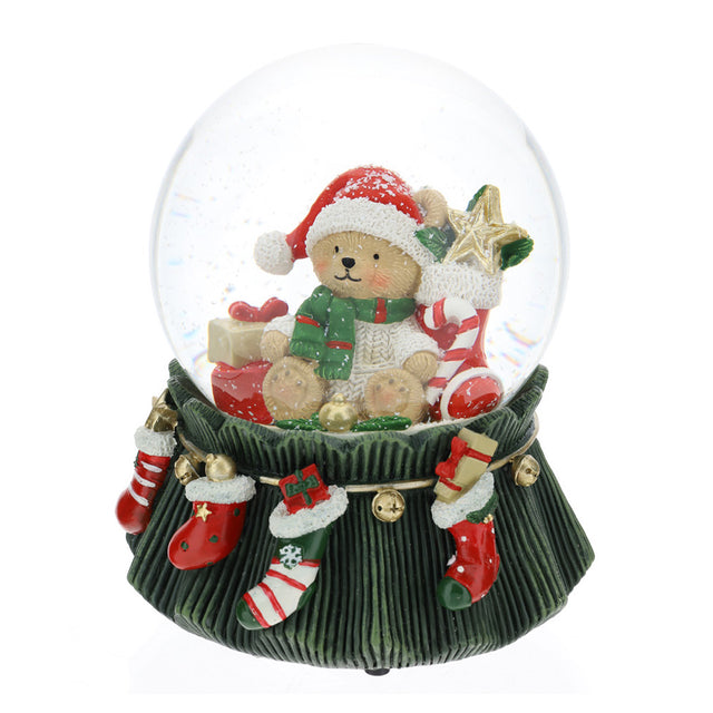 HERVIT - Palla Acqua/Neve Resina Dia.10Xh15Cm