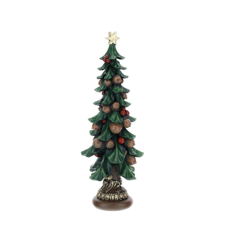 HERVIT - Albero Di Natale Resina H32Cm Verde
