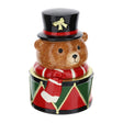 HERVIT - Biscottiera Ceramica Teddy Dia.16Xh24Cm