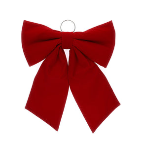 HERVIT - Fiocco Velluto Rosso 33X37Cm Imbottito