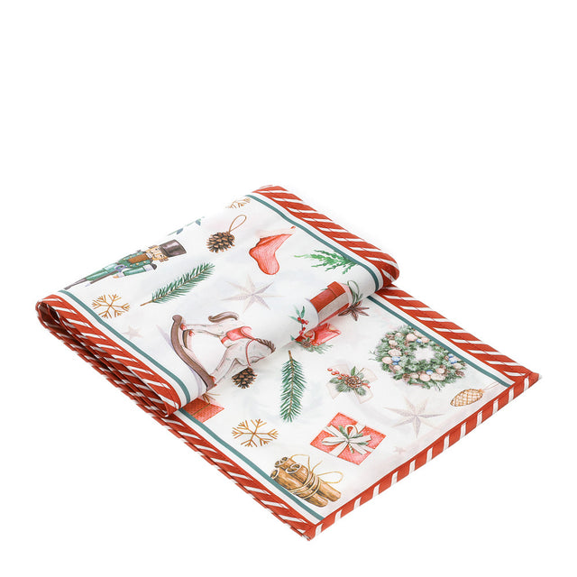 HERVIT - Runner Christmas Pattern 30X180Cm