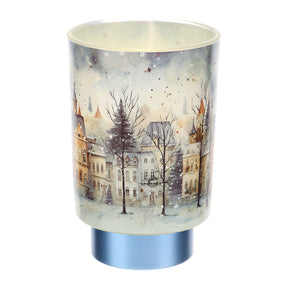 HERVIT - Lampada Vetro Paesaggio Dia.10Xh15Cm
