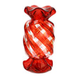 HERVIT - Caramella Vetro Rossa X'Mas 12X12Xh24Cm