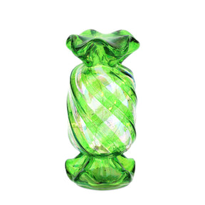 HERVIT - Caramella Vetro Verde X'Mas 10X10Xh20Cm