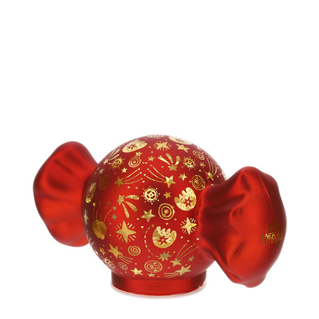 HERVIT - Caramella Vetro Rossa X'Mas 19X10Xh10Cm