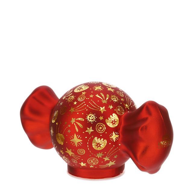HERVIT - Caramella Vetro Rossa X'Mas 19X10Xh10Cm