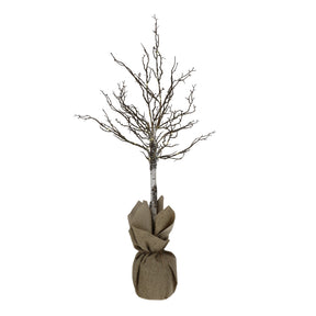 HERVIT - Albero Betulla Artif.155Cm C/160Luci Led