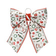 HERVIT - Fiocco Tessuto Stampa X'Mas 33X36Cm
