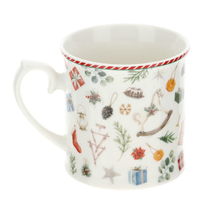 HERVIT - Tazza Mug Porcellana X'Mas Dia.9X10Cm