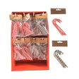 DO-HOME - Confezione 4 Decorazioni Candy In Plastica 12X4Cm Assortite Espositore Regalo