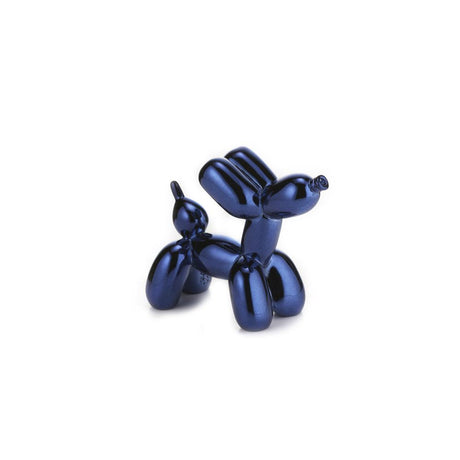 ZAVI - Polly Dog In Blue Metallic Resin 7.5X3X8 Cm