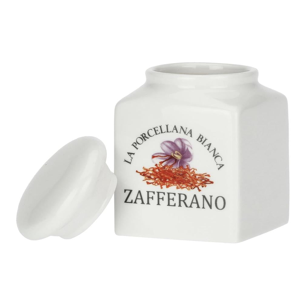 WHITE PORCELAIN - Preserve Porcelain Jar 0.175L Saffron Gb