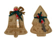 DO-HOME - Tagliere In Bambù Con Utensile Formaggio 21.5X15Xh.2.5 Cm [Albero]