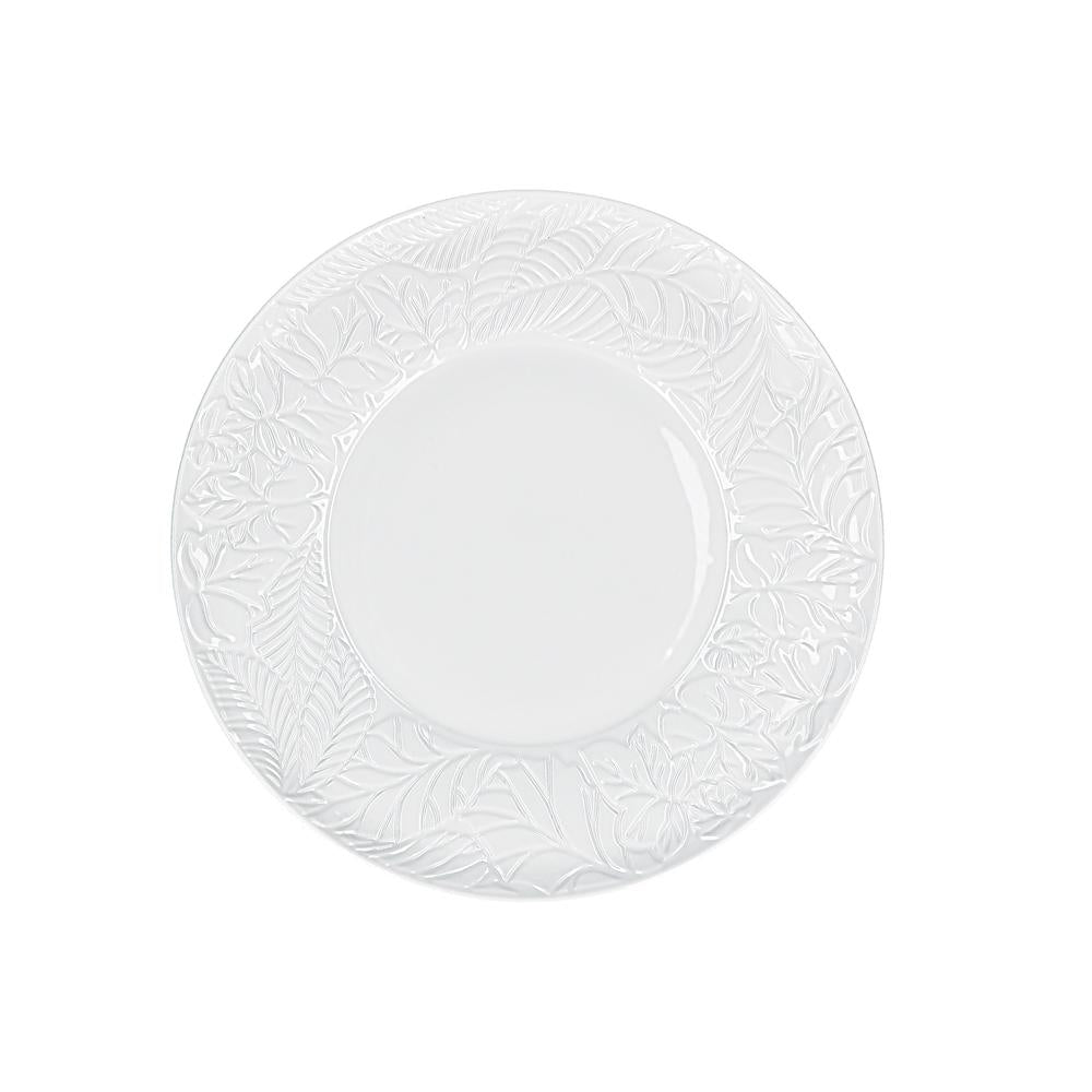 WHITE PORCELAIN - Bosco Dinner Plate X6 Pcs 27 Cm