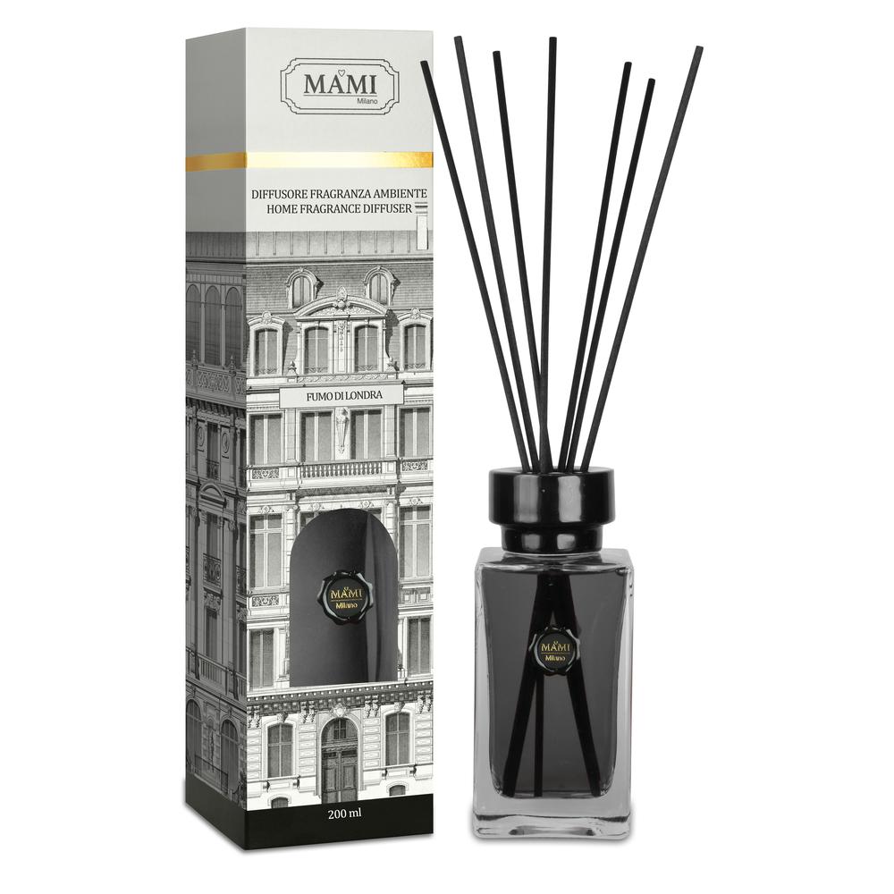 BACI MILANO - Room Fragrance Diffuser 500 Ml - London Smoke