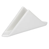 WHITE PORCELAIN - Convivio Triangle Napkin Holder 7X3"