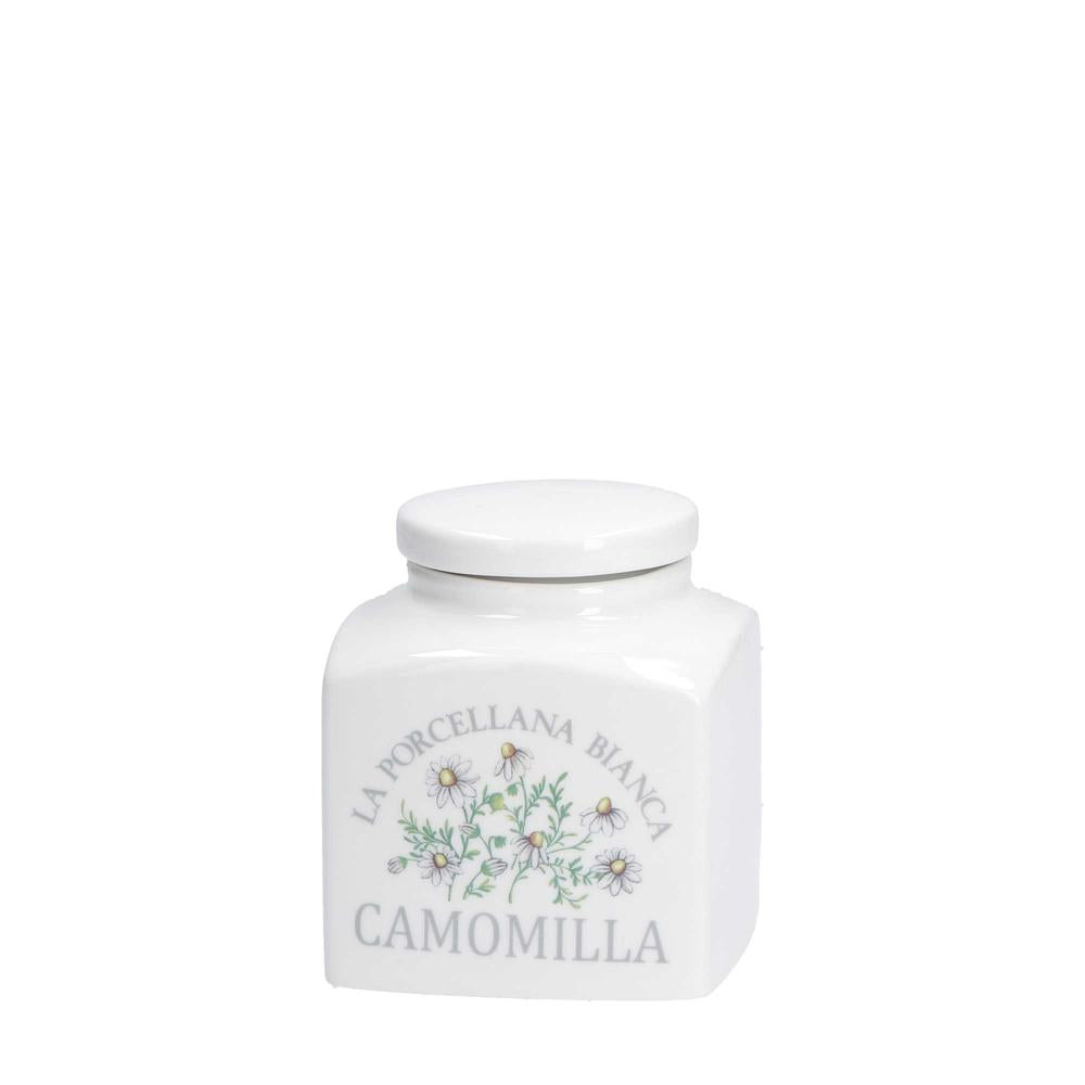 WHITE PORCELAIN - Preserve Jar/Chamomile Deco 0.5L