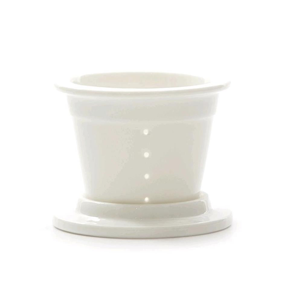 WHITE PORCELAIN - Atupertu Filter With Lid For Herbal Tea Pot