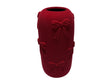 DO-HOME - Vaso Fiocchi In Ceramica Velluto Rosso D.18Xh.34,5 Cm