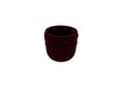 DO-HOME - Vaso Fiocchi In Ceramica Velluto Bordeaux D.14Xh.12,5 Cm