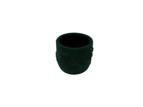 DO-HOME - Vaso Fiocchi In Ceramica Velluto Verdone D.14Xh.12,5 Cm
