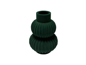 DO-HOME - Vaso In Ceramica Velluto Verdone D.19Xh.26 Cm