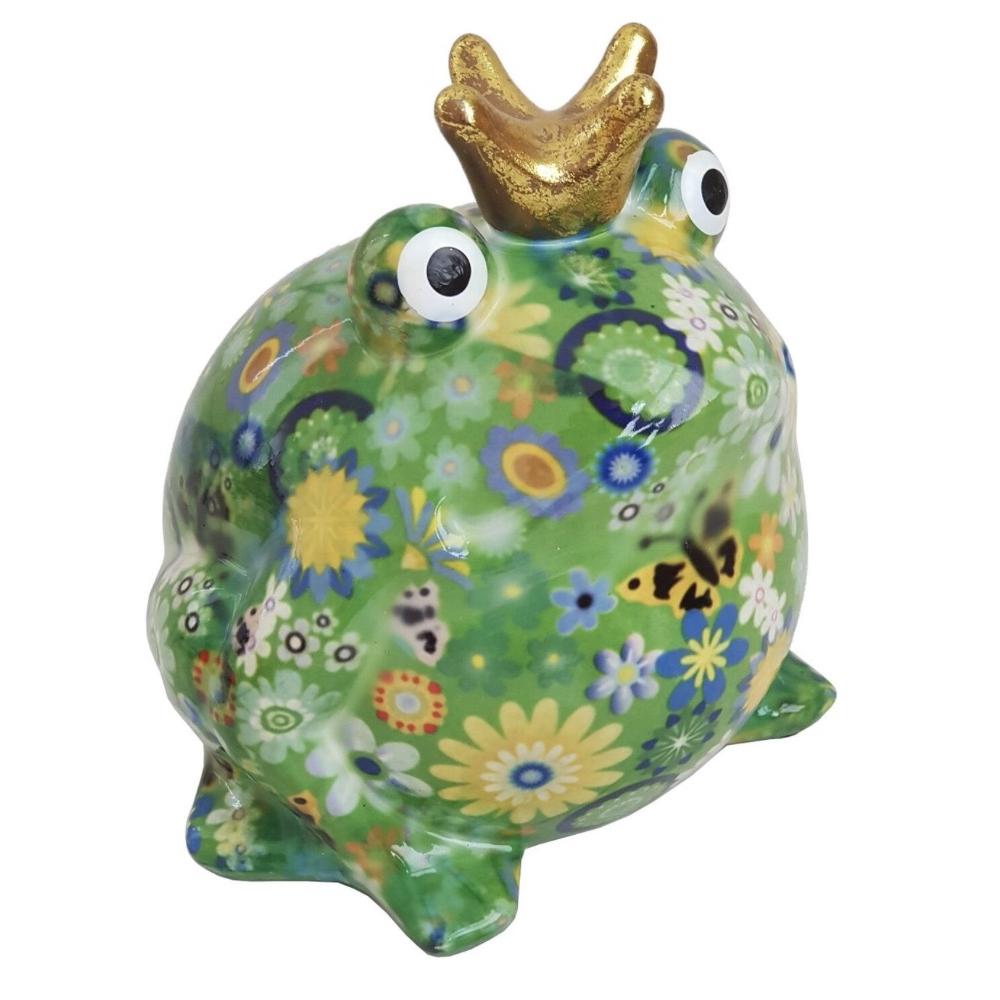 POMME PIDOU - Money Box Frog " Freddy " Green Edition -M 17X14Cm [4]
